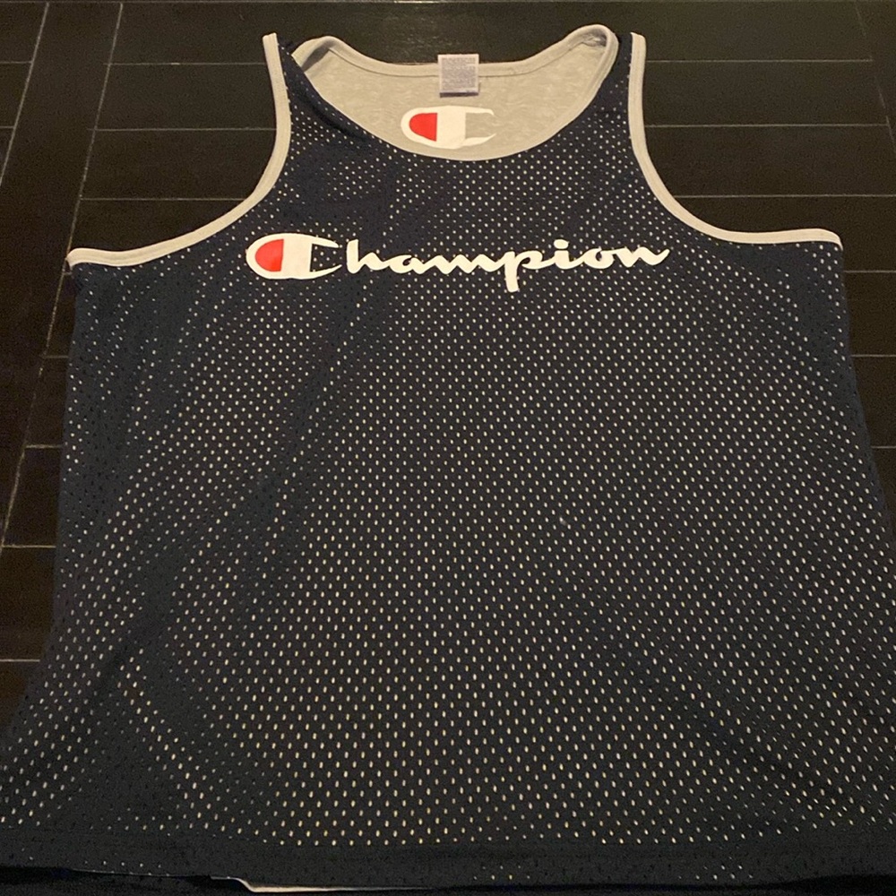 Champion reversible tank/ jersey navy blue, XL